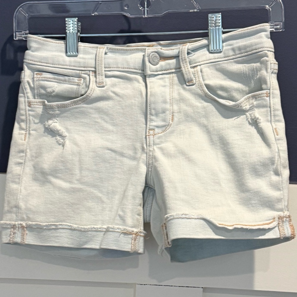 Old Navy Kids pale blue Denim Shorts Size 10 girls